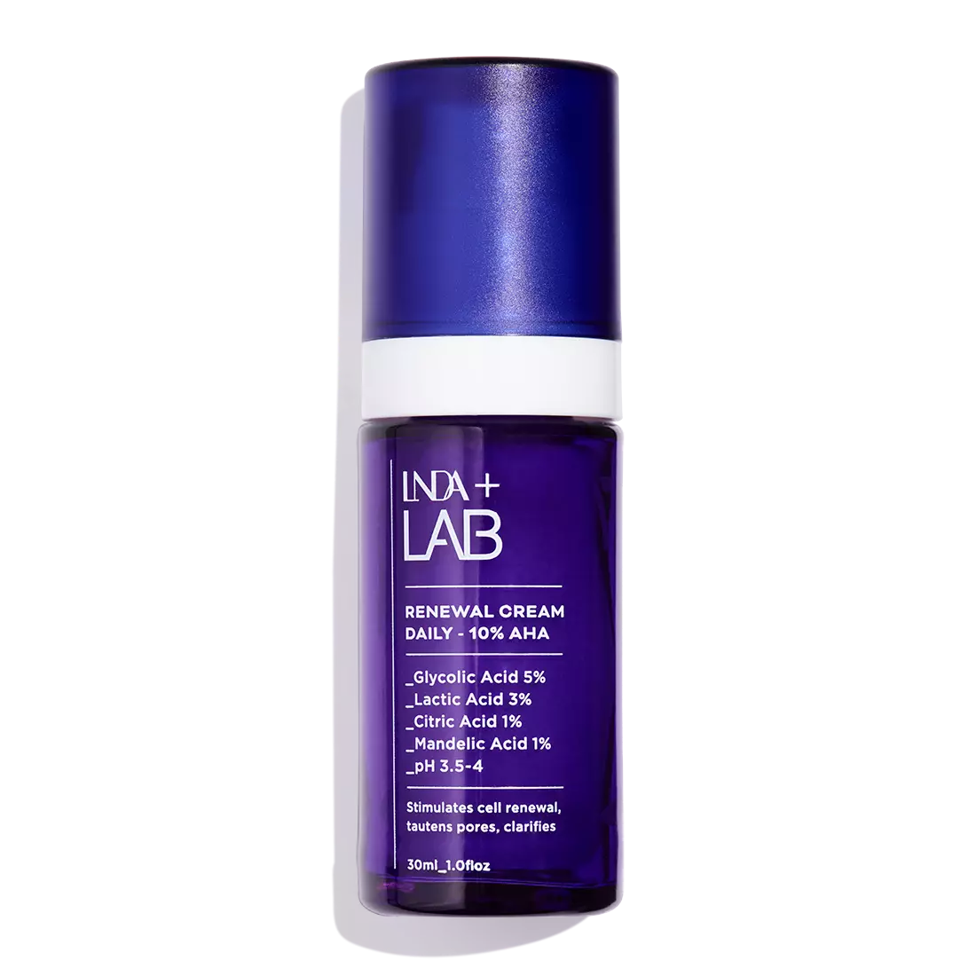 Crema renovadora diaria con un 10 % de AHA, de Linda Johansen