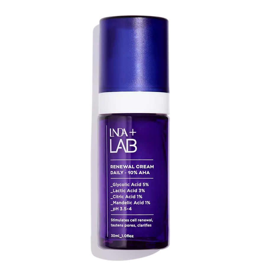 Crema renovadora diaria con un 10 % de AHA, de Linda Johansen